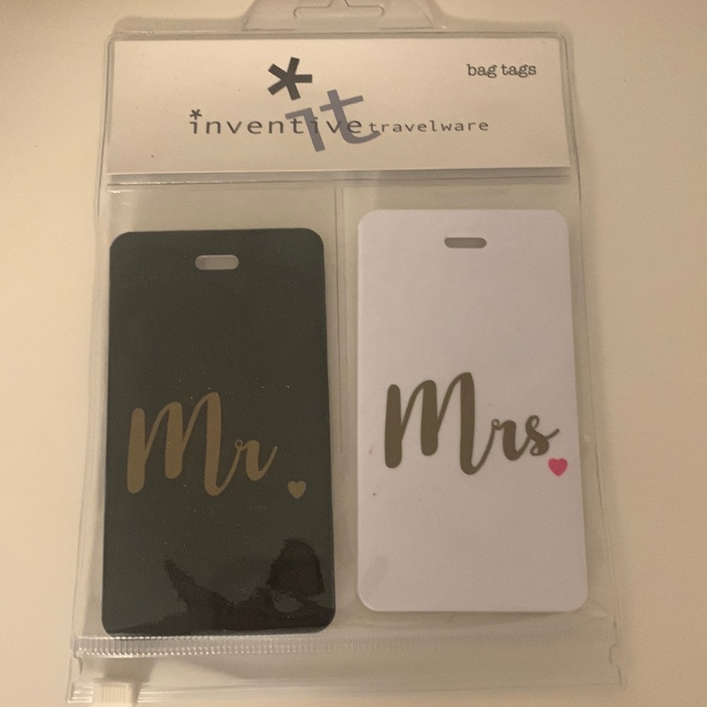 Mr and Mrs Luggage Tags